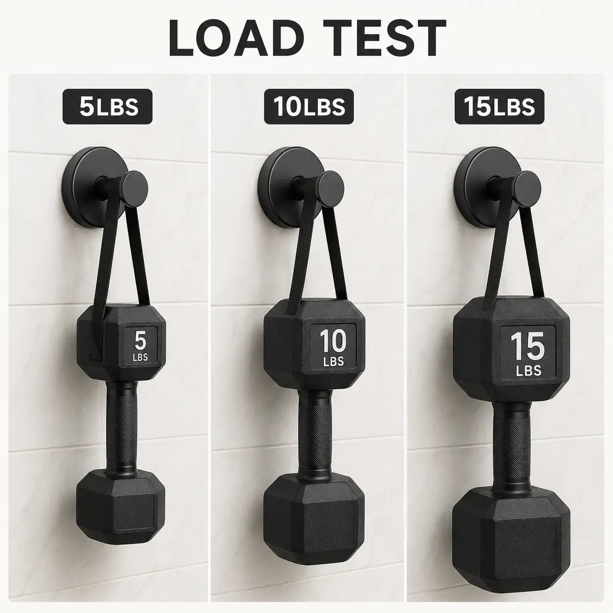 8Pcs Heavy Duty Adhesive Hooks - 15LBS Capacity Each, Waterproof, Damage-Free, Ideal for Bathroom, Kitchen Home Organization Organiser Organiser Organiser Organiser