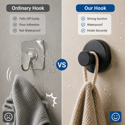8Pcs Heavy Duty Adhesive Hooks - 15LBS Capacity Each, Waterproof, Damage-Free, Ideal for Bathroom, Kitchen Home Organization Organiser Organiser Organiser Organiser
