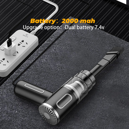 Portable Car Vacuum Cleaner, Rechargeable Handheld Car Vacuum Cleaner, Multifunctional Car Cleaning Tool for Hair & Bookshelf Cleaning, Cordless Stick Vacuum, Handheld Wireless Vacuum