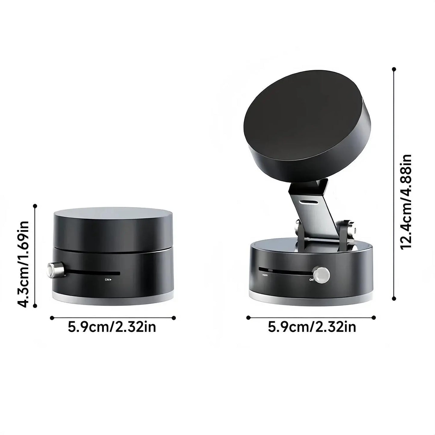 Multifunctional Magsafe Vacuum Magnetic Phone Stand,Suction Cup Magnetic Phone Holder,Foldable Portable Vacuum Magnetic Cell Phone Holder