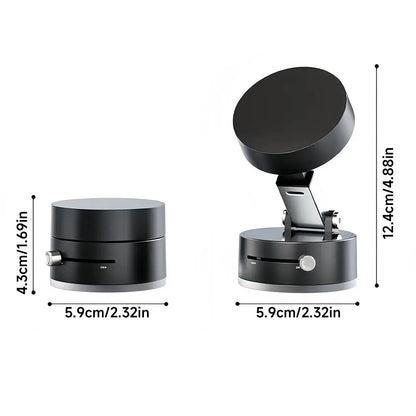 Multifunctional Magsafe Vacuum Magnetic Phone Stand,Suction Cup Magnetic Phone Holder,Foldable Portable Vacuum Magnetic Cell Phone Holder