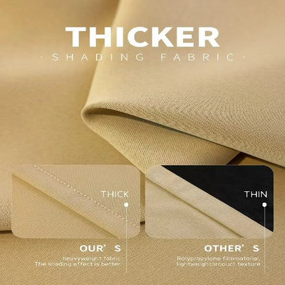 1Pc Double Layer Light Blocking European Luxury Window Curtain, Wave Header Design, Suitable for Living Room, Bedroom, Multiple Spaces