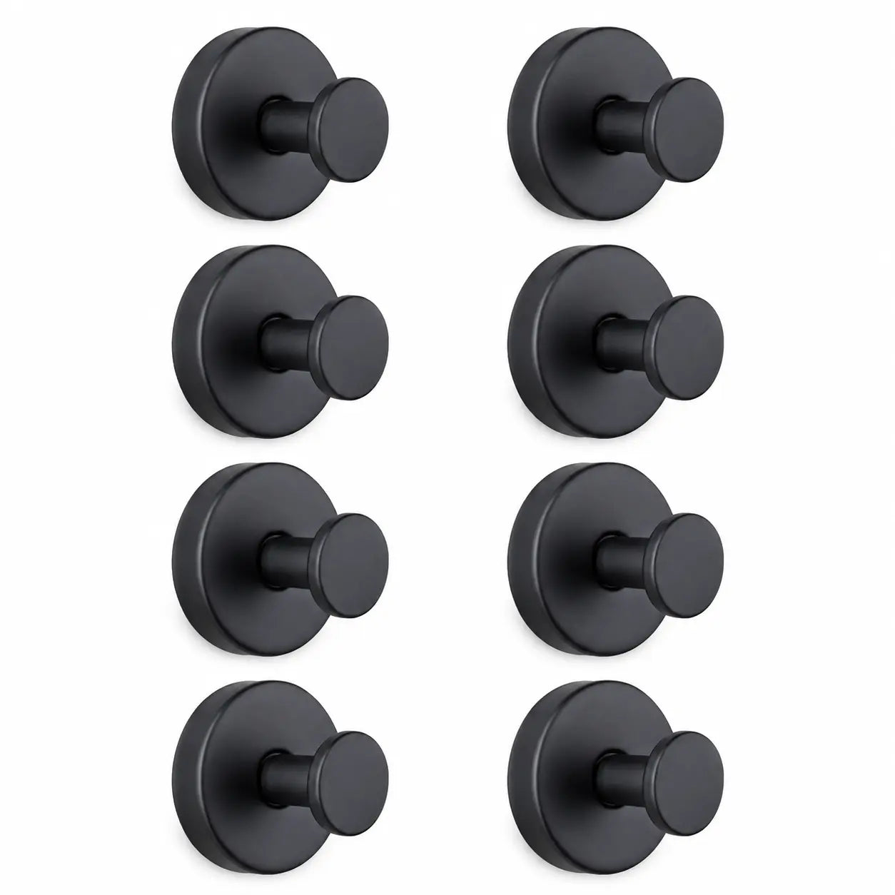 8Pcs Heavy Duty Adhesive Hooks - 15LBS Capacity Each, Waterproof, Damage-Free, Ideal for Bathroom, Kitchen Home Organization Organiser Organiser Organiser Organiser