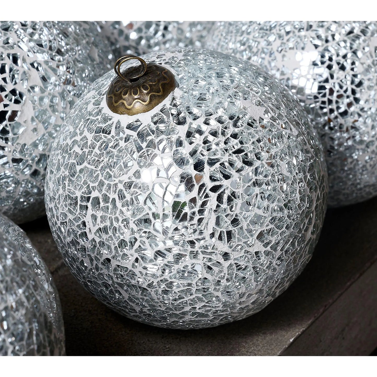 Primrose Hill Collection of 9 Mercury Glass Ornaments